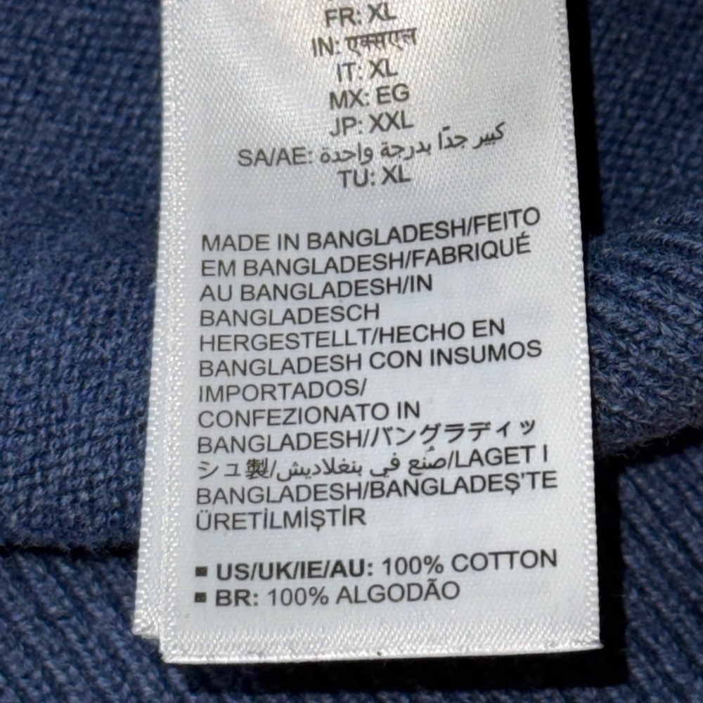 Amazon Essentials Blue V-Neck Sweater - Picture 5 of 9